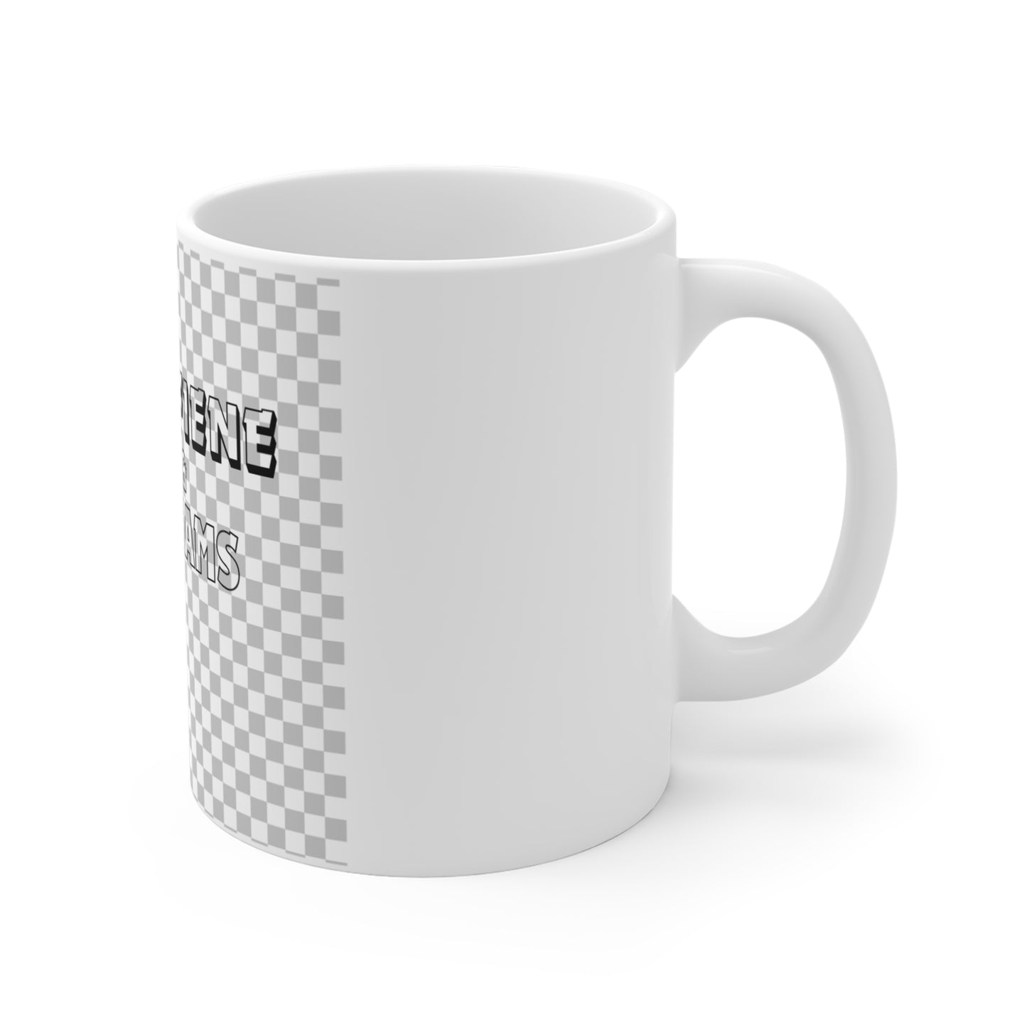 Caffeine & Dreams Bear Coffee Mug - 11oz Ceramic Mug for Cozy Mornings